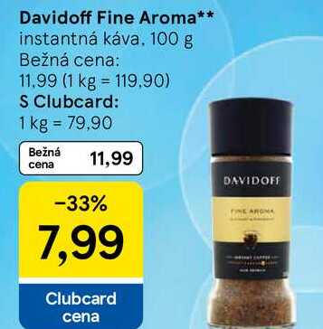 Davidoff Fine Aroma instantná káva, 100 g
