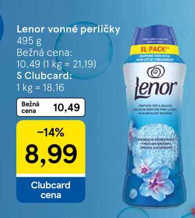 Lenor vonné perličky 495 g