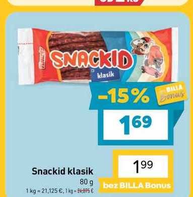 Snackid klasik 80 g 
