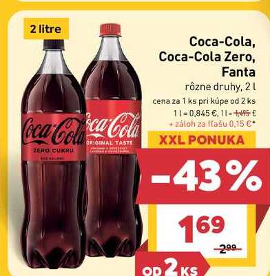 Coca-Cola 2L v akcii