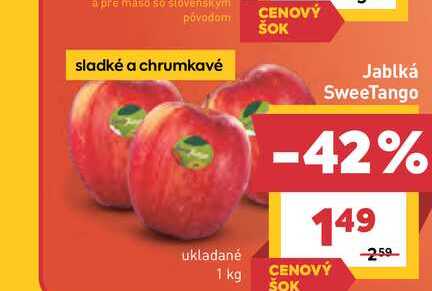 Jablká SweeTango 1kg