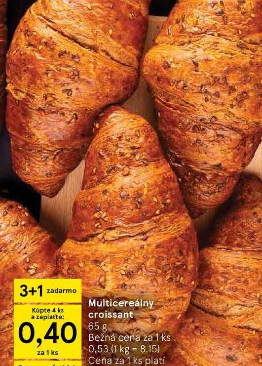 Multicereálny croissant 65 g