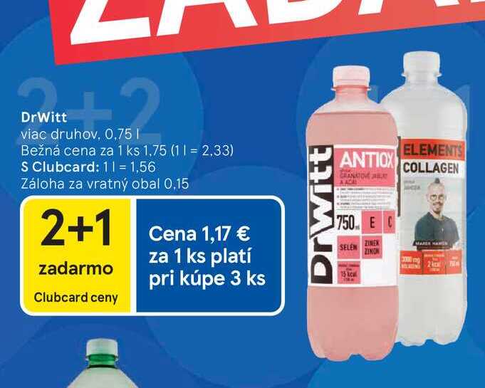 DrWitt viac druhov, 0,75l