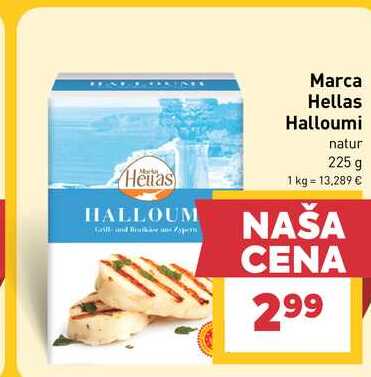 Marca Hellas Halloumi natur 225 g