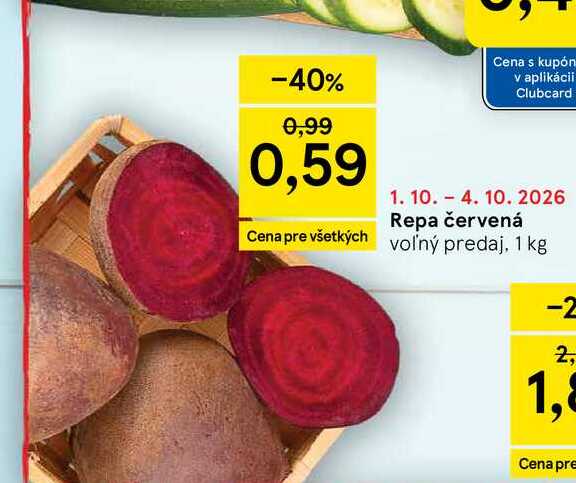 Repa červená 1kg