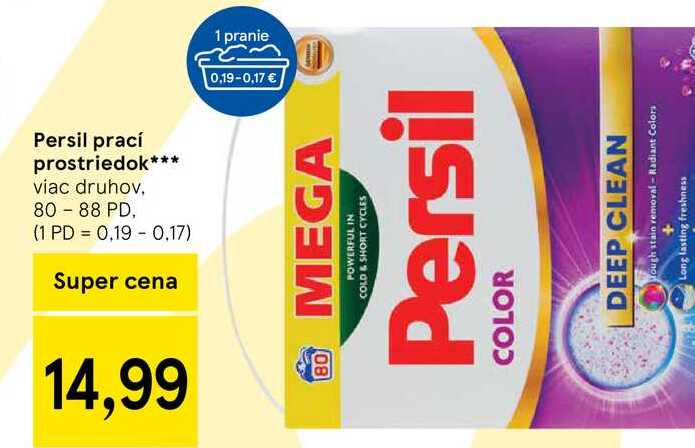 Persil prací prostriedok viac druhov 80 - 88 PD
