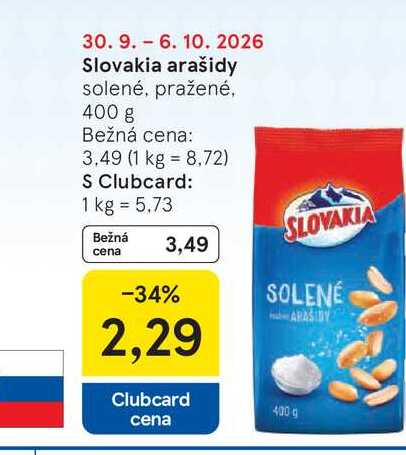 Slovakia Arašídy 400 g