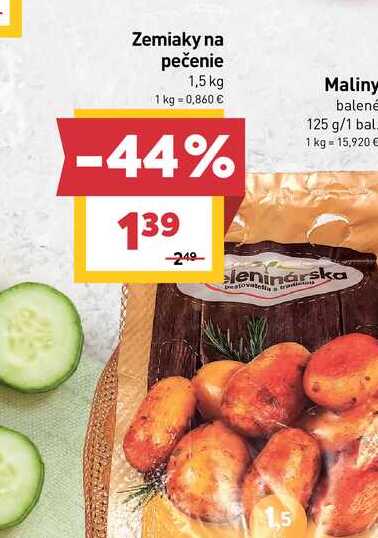 Zemiaky na pečenie 1,5 kg