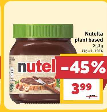 Nutella plant based 350 g