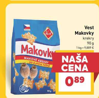 Vest Makovky krekry 90 g