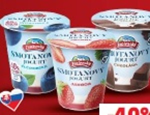 Zvolenský Smotanový jogurt v akcii