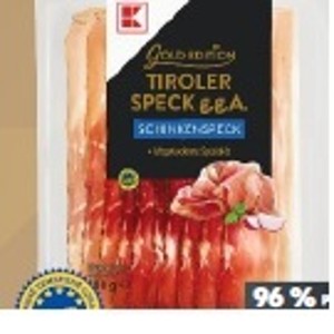 K-Gold Tiroler Speck sušená údená šunka
