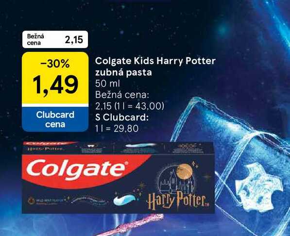 Colgate Kids Harry Potter zubná pasta 50 ml