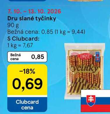 Dru slané tyčinky 90 g