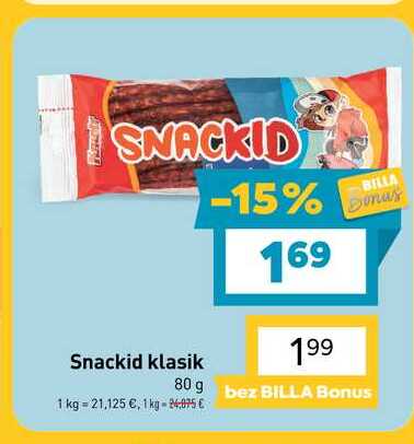Snackid klasik 80 g