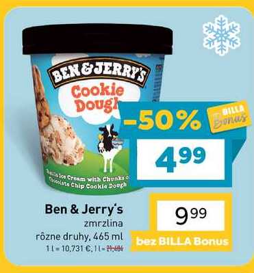 Ben & Jerry's zmrzlina 465 ml