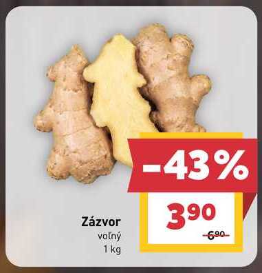Zázvor voľný 1 kg 
