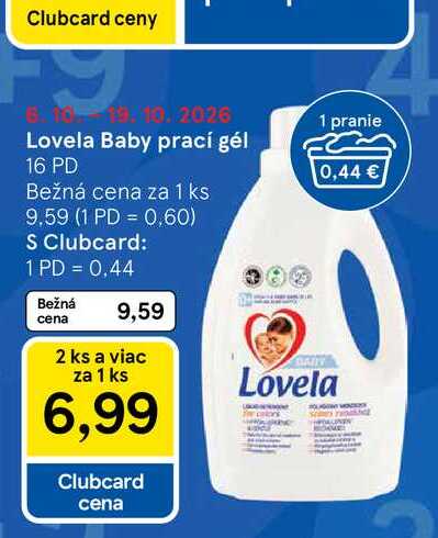 Lovela Baby prací gél 16 PD