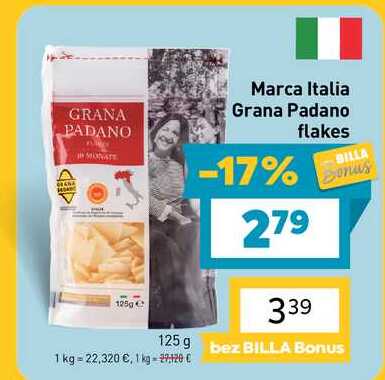 Marca Italia Grana Padan 125g
