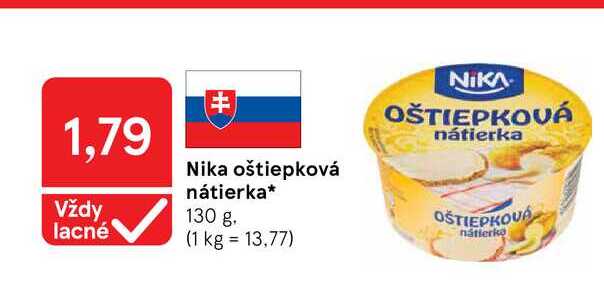 Nika oštiepková nátierka 130 g