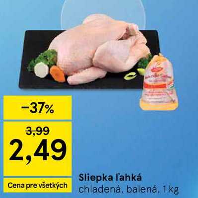 Sliepka ľahká 1 kg