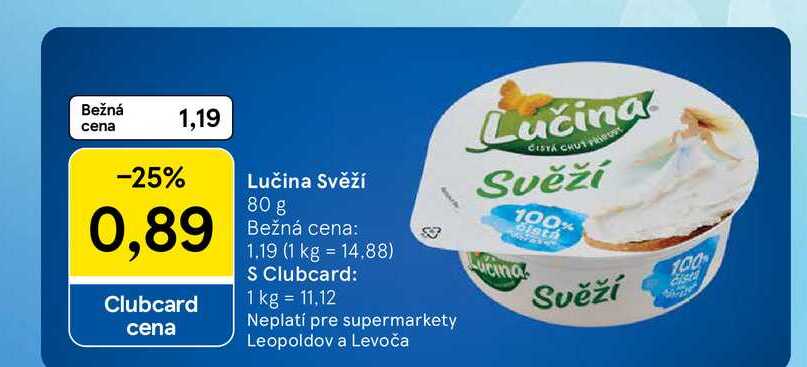 Lučina Svěží 80g