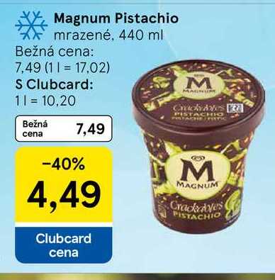 Magnum Pistachio mrazené, 440 ml