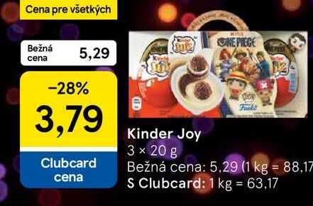 Kinder Joy 3 x 20 g
