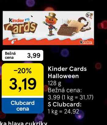 Kinder Cards Halloween 128 g