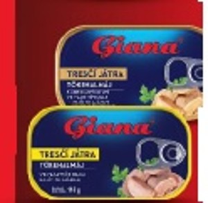 Giana Tresčia pečeň