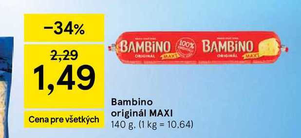 Bambino originál MAXI 140 g