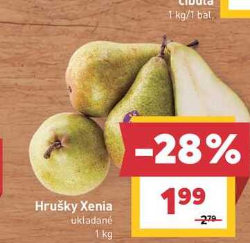 Hrušky Xenia ukladané 1 kg
