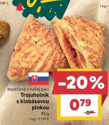 Trojuholník s klobásovou plnkou 85 g