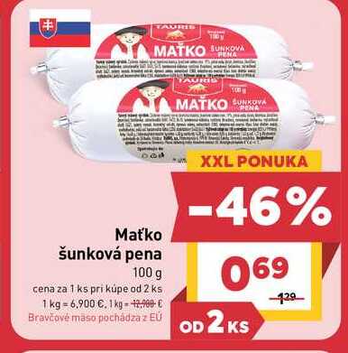 Maťko šunková pena 100 g 