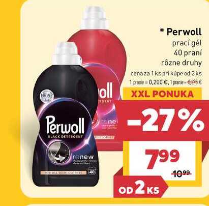 Perwoll prací gél 40 praní